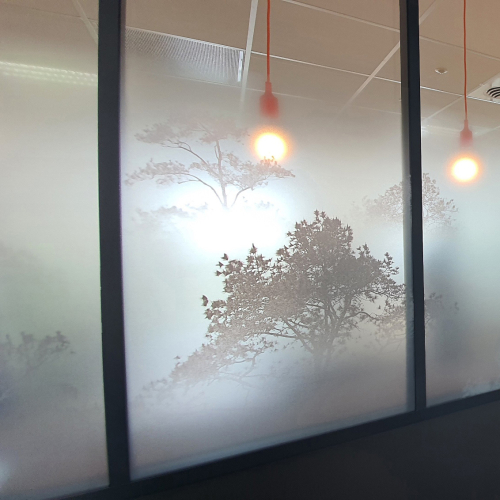 Decorative film for windows Morning mist deco depoli | Acte-Deco