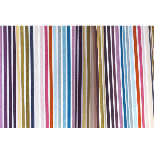 Carta da parati panoramica a righe colorate - Collezione Acte-Deco