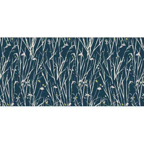 Papier peint panoramique Herbes folles- Collection Zoé Jiquel- Acte-Deco