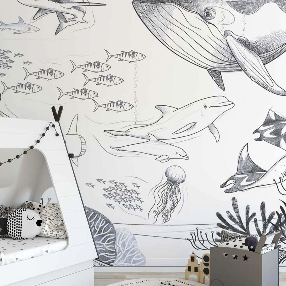 Panoramic wallpaper Ocean - Emmanuelle Colin Collection - Acte-Deco