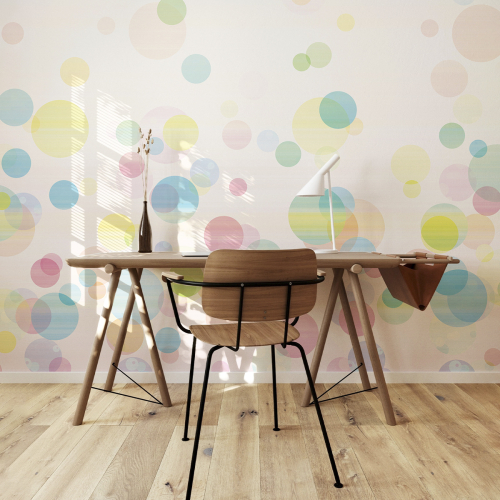 Bubble panoramic wallpaper - Lili Bambou Design Collection - Acte-Deco