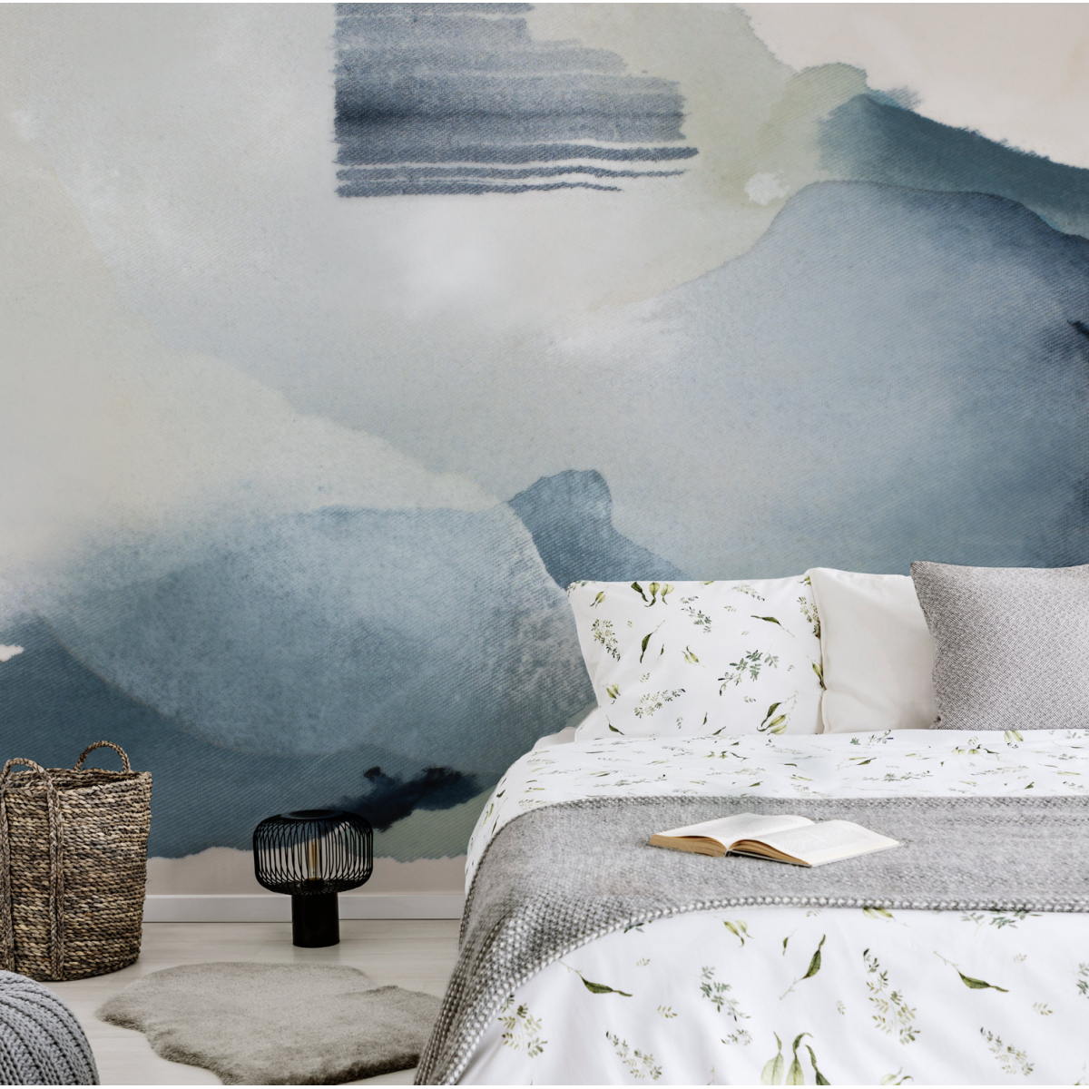 Panoramic wallpaper Summer storm - Collection Noëmie Krey - Acte-Deco