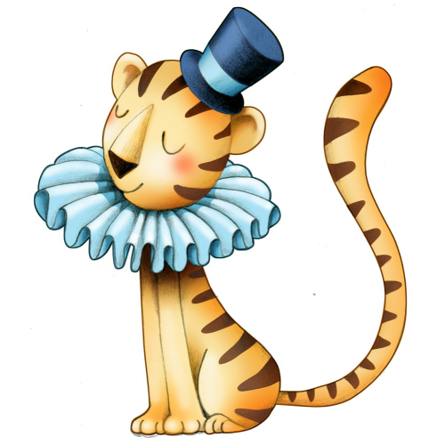 Circus 2 - Tiger cub - Sticker