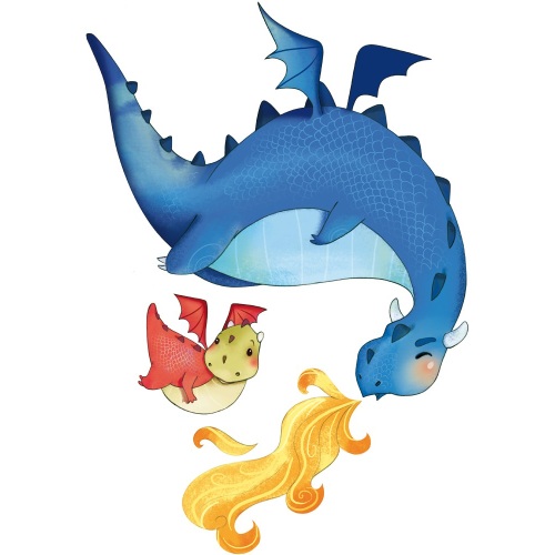 Sticker pour enfant dragon | Acte-Deco