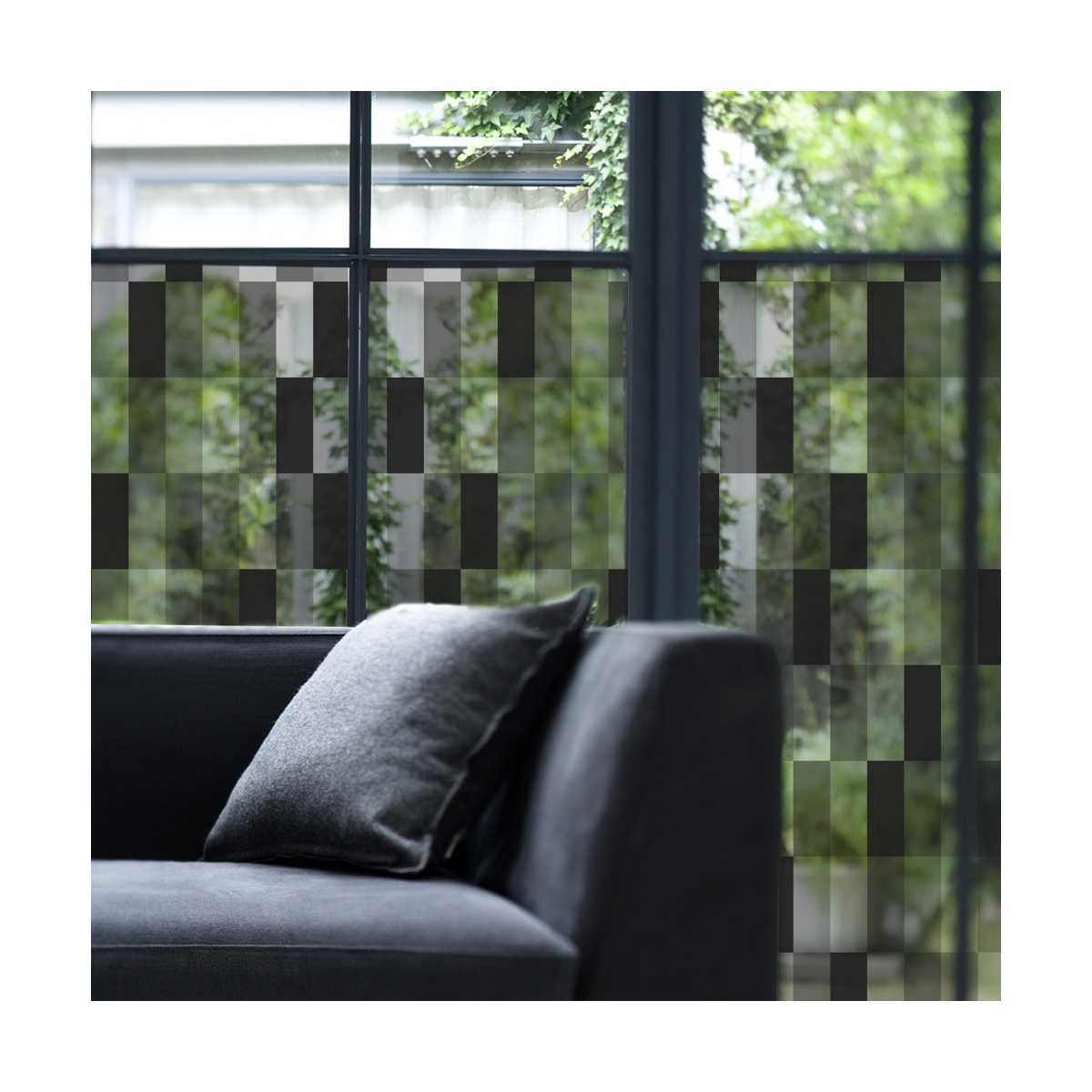 Vitrail noir - Dekorative Fensterfolie