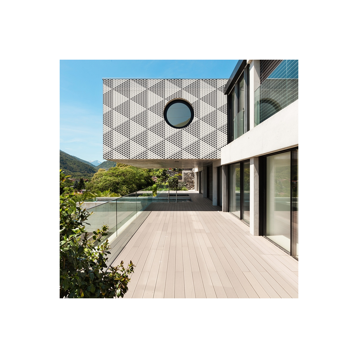 Geometric 03 outdoor wallpaper Acte-Deco