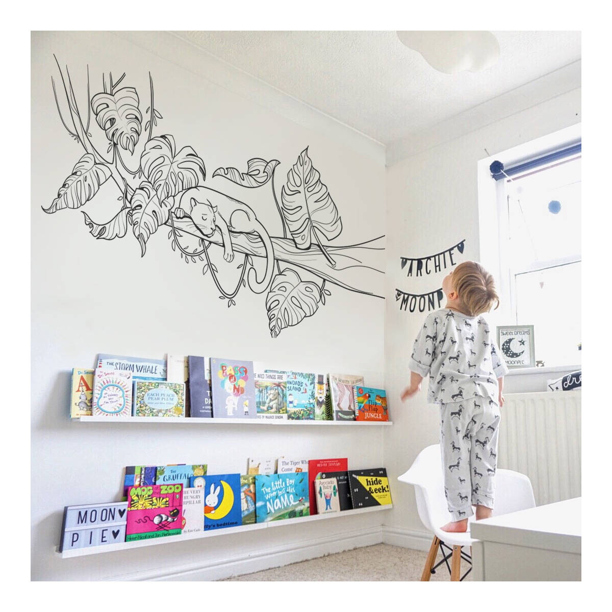 Panther wall sticker for kids-Deco Act