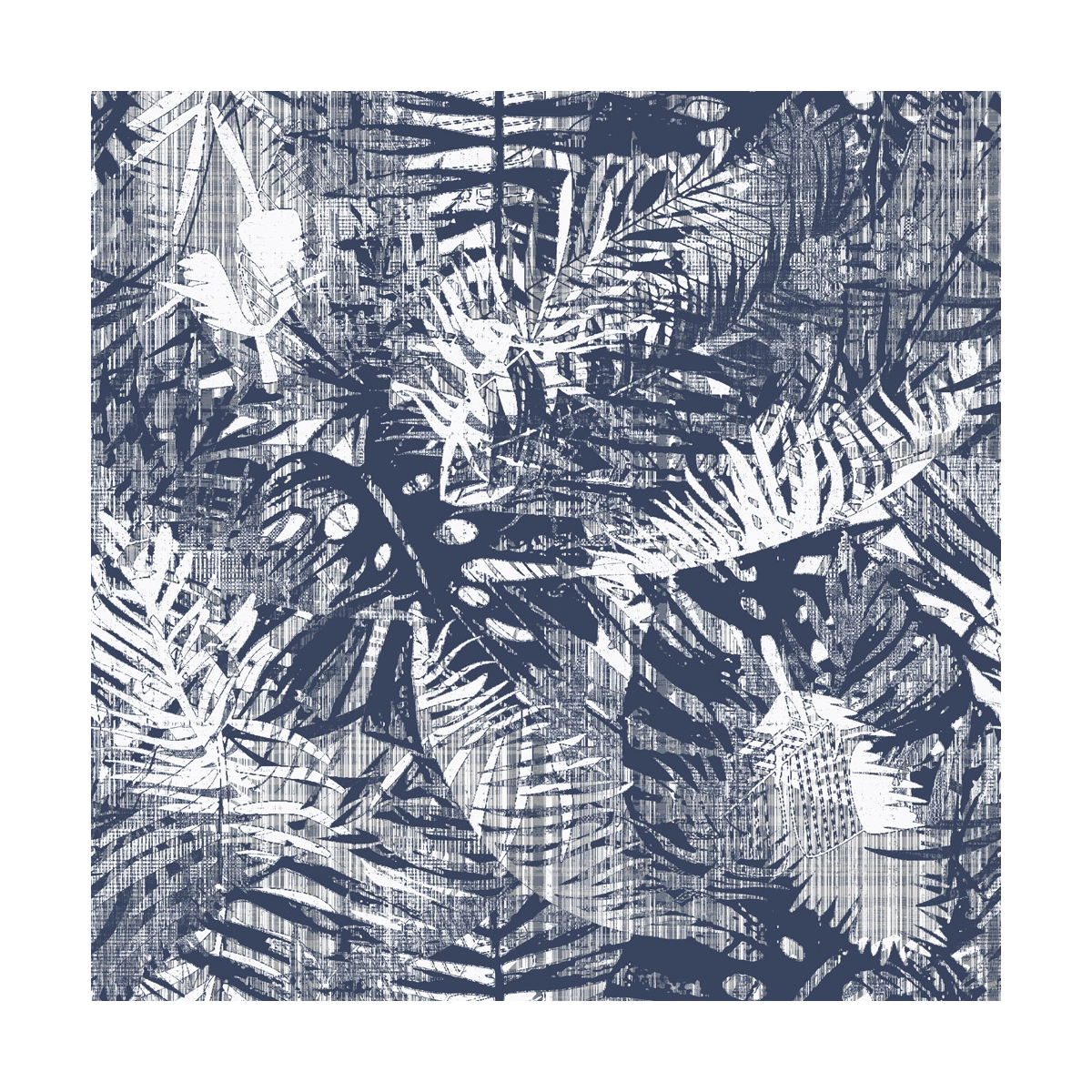 Papiers peints d'extérieur Tropical blue leaves