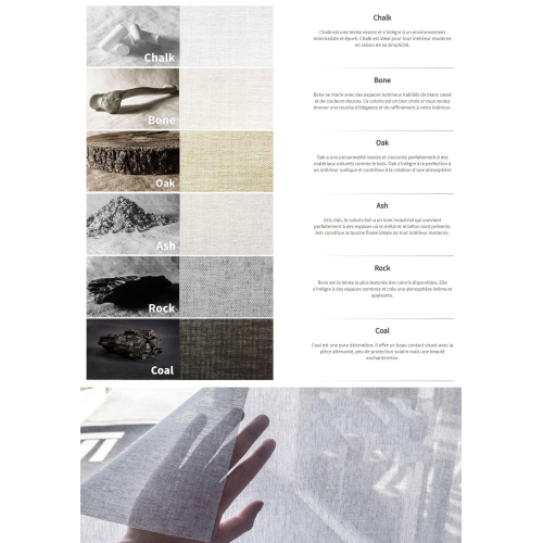 Klebegewebe für Fenster | Squid Chalk | Acte-Deco