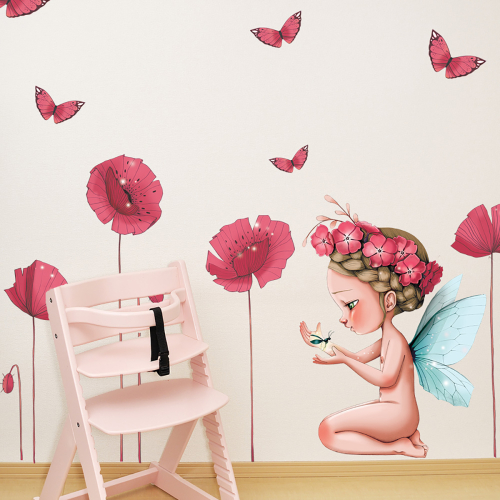 Wall sticker Little fairy Leonella for child- Acte Deco